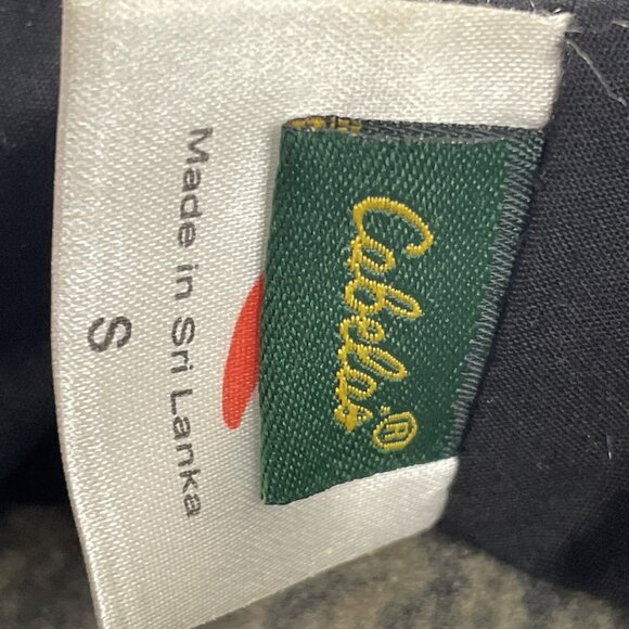 Cabela's Camo Boonie/Bucket Hat Adult S Fleece Hunting Adjustable Strap Vented - Picture 6 of 7